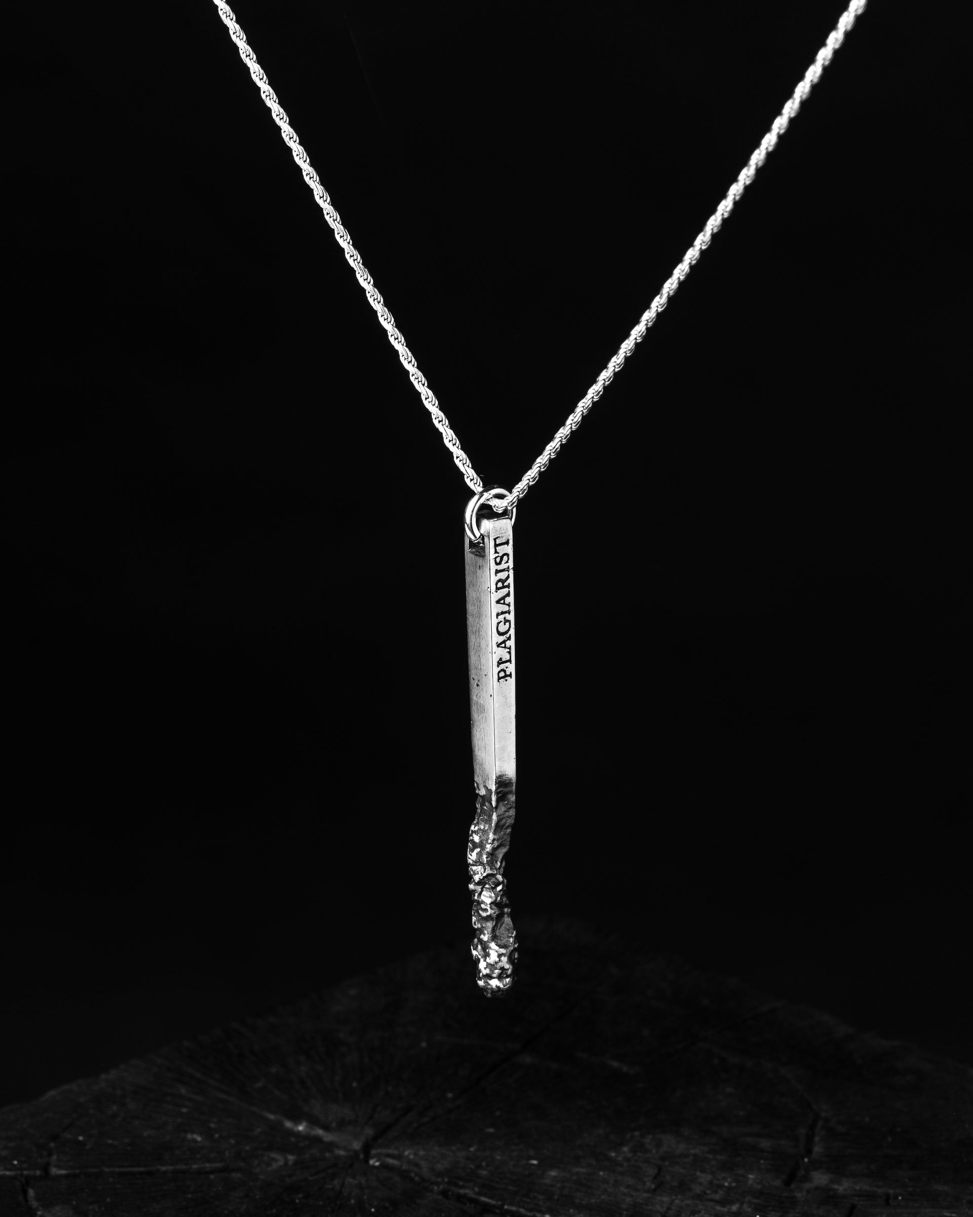 Matchstick Necklace, A work by Plagiarist